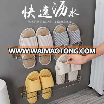 Bathroom slipper drying rack